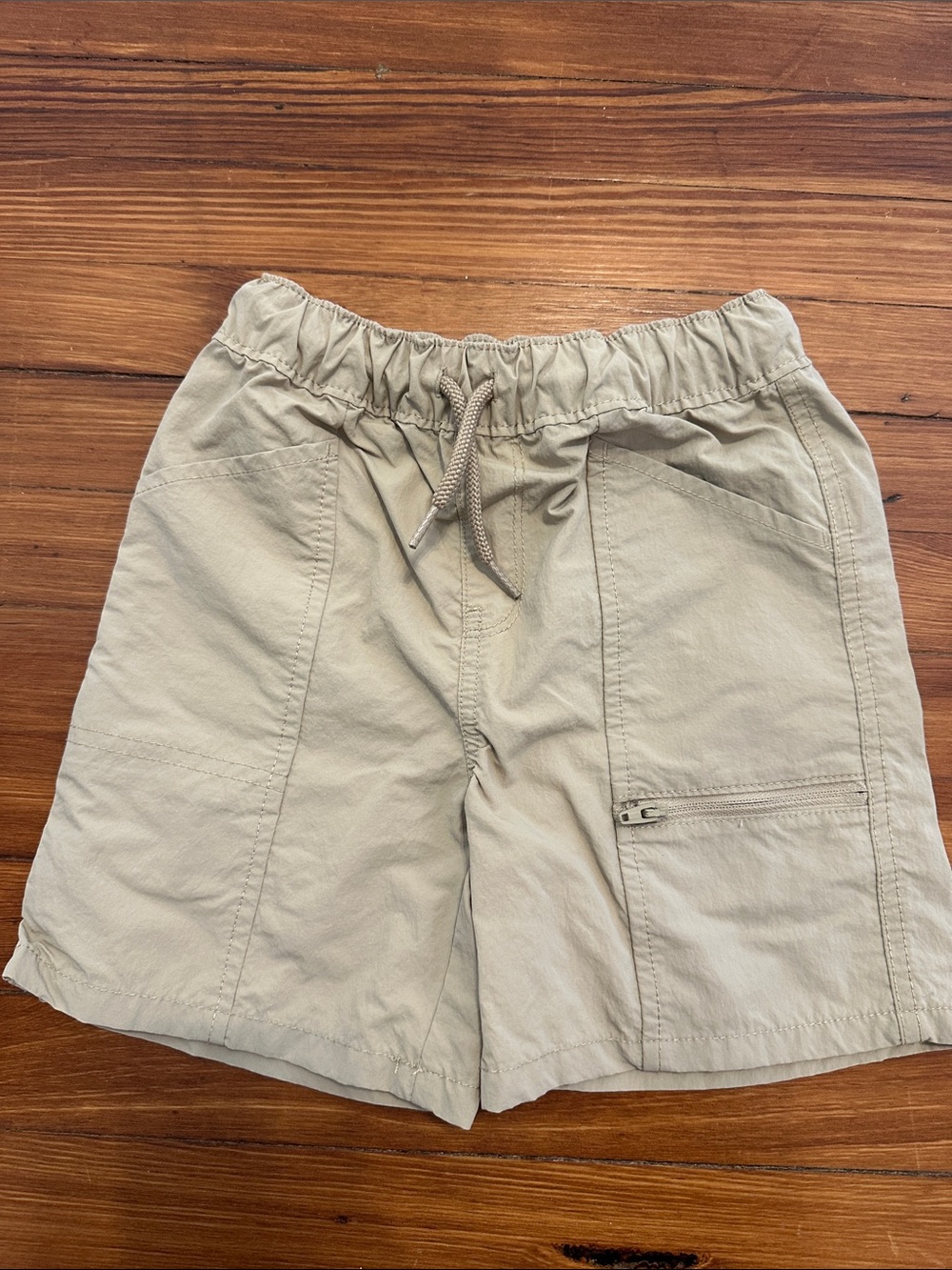 The Children's Place Khaki Elastic Waist Kids Shorts